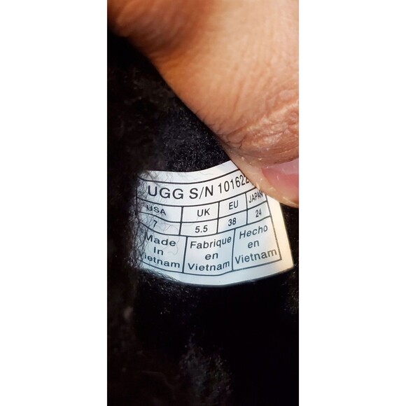 UGG Women's Classic Tall II Boot BLACK SIZE 7 - Picture 7 of 7